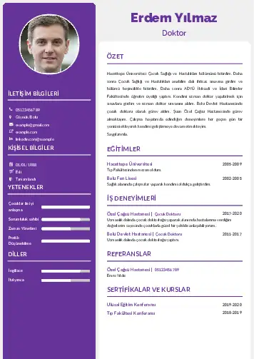 Sağlık Çalışanı Cv Örnekleri cv indir